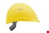 Voss veiligheidshelm - INAP-Profiler - met textiel en korte klep - geel