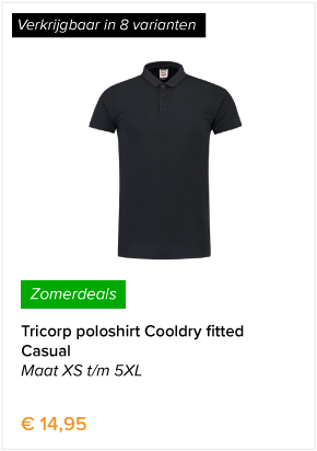 Tricorp poloshirt Cooldry fitted - Casual