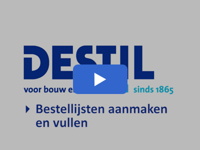 Bestellijst aanmaken en vullen