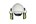 3M PELTOR X4P3 gehoorkappen met helmbevestiging Hi-Viz 