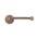 Dauby toiletrolhouder enkel - Pure Plus - ruw brons - 150 mm - rechts