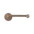 Dauby toiletrolhouder enkel - Pure Plus - ruw brons - 150 mm - rechts