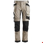 Snickers Workwear 6241 Stretch Werkbroek met holsterzakken khaki/zwart - maat 46