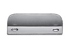 Aanslagplaat - staal - vernikkeld - 34x10x9,5mm - A310618
