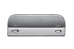 Aanslagplaat - staal - vernikkeld - 34x10x9,5mm - A310618