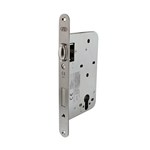 P+E tonrol dag- en nachtslot - PC 72 mm - doornmaat 60 mm - RVS voorplaat 235 x 25 mm