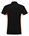 Tricorp Workwear 202002 Bi-Color unisex poloshirt Zwart Oranje S
