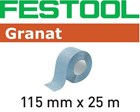 Festool Schuurrol Granat 115X25M P180 Gr