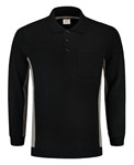 Tricorp polosweater Bi-Color - Workwear - 302001 - zwart/grijs - maat L