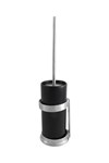Dauby toiletborstel houder - Pure Plus - mat wit brons - blackpot