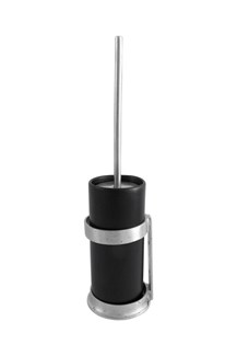 Dauby toiletborstel houder - Pure Plus - mat wit brons - blackpot