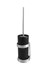 Dauby toiletborstel houder - Pure Plus - mat wit brons - blackpot