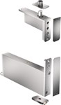 FritsJurgens taatsdeurset - System M+ 40 mm - Klasse C - rechthoekig - RVS