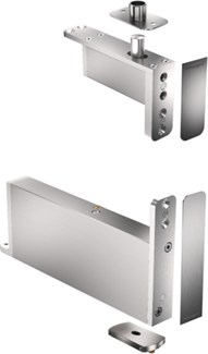 FritsJurgens taatsdeurset - System M+ 40 mm - Klasse C - rechthoekig - RVS