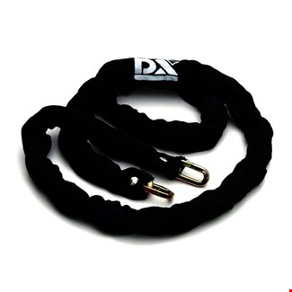 DX anti diefstalketting - gehard staal - Ø 6 mm - 900 mm - zwart