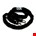 DX anti diefstalketting - gehard staal - Ø 6 mm - 900 mm - zwart