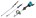 Makita DUX60ZX13 accu combisysteem 2x18V excl. accu en lader - incl. 1912T8-8 en 191E24-8