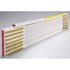 Stabila duimstok met veer - 3 meter - type 617/11 - hout wit/geel - 01231