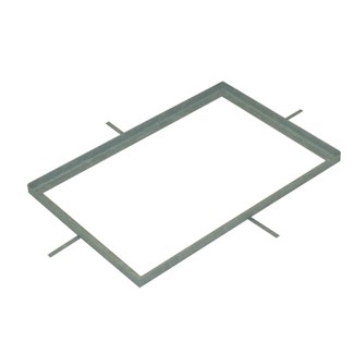 Gebr. Bodegraven matrand - 510x810mm - 25x25x2,5mm - ZM zink magnesium 