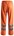 Snickers Workwear regenwerkbroek PU - 8243 - oranje - maat S