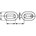 DX voetketting gegalvaniseerd - 49 mm inw. [30m] - KVO D763 07