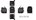 PerfectPro bouwradio - UBOX 400R - bluetooth/DAB+/FM/AUX - IP64 - 230V/batterij - antraciet