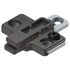 blum CLIP h-regelb.kruisplaat voor houtschroeven*0,0 mm verdikt Kleur: onyx zwart