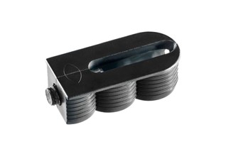 Cabineo 8 frameverbinder voor tussenwanden zwart - 500 st
