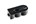 Cabineo 8 frameverbinder voor tussenwanden zwart - 500 st