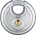 ABUS discus hangslot - 70 mm - 220/70 KA - RVS - gelijksluitend op nr.RR00141