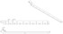 Gebr. Bodegraven bochtheng voor pen Ø16 - 950mm - 45x6mm - zwart - 449319.B001+barcode