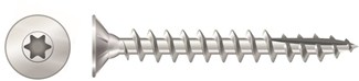 Ivana spaanplaatschroeven - platverzonken kop - 3,0x25 mm - verzinkt - Torx T10