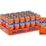 Fanta Orange Zero tray 24 x 330 ml