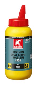 Griffon houtlijm - ES30 - D2 snel - 750g flacon - 6305078