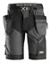 Snickers Workwear korte werkbroek - 6904 - zwart/grijs - maat 50