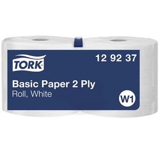 Tork Basic poetspapier - rol 510 m - 2-laags - 129237
