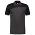 Tricorp Workwear 202006 Bicolor Naden unisex poloshirt Donkergrijs Zwart L