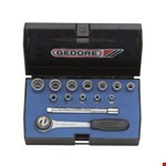 GEDORE doppendoos - D 20 DMU-3 - 1/4 inch - 4-13 mm - in kunststof cassette - 13-delig