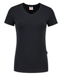 Tricorp dames T-shirt V-hals 190 grams - Casual - 101008 - marine blauw - maat 3XL