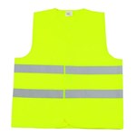 Opsial veiligheidsvest - 2 strepen - high visibility - geel - maat M