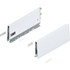 Blum MERIVOBOX zijkant K-hoogte, R+L, 300mm Kleur: zijdewit