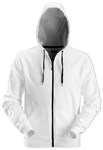 Snickers Workwear schilders zip hoodie - 2801 - wit - maat S