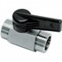Legris - Kogelkraan Mini - messing vernikkeld - 1/4" - buiten/buiten - DN4 - 0490.04.13