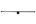 Dauby toiletrolhouder dubbel - Pure Plus - verouderd ijzer zwart - 700 mm