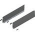 Blum MERIVOBOX zijkant K-hoogte, R+L, 550mm Kleur: orion grijs