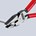 Knipex kracht-combinatietang - 200 mm - kop gepolijst - 02 02 200