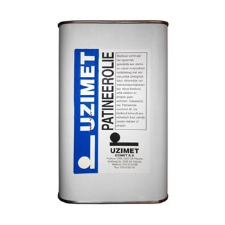 Uzimet lood- patineerolie - t.b.v. nieuw lood - 1 liter