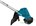Makita accu trimmer D-greep - DUR192LZ - 18V - excl. accu en lader - in doos
