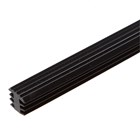 Heering infrees antislip T-profiel 5011 - 11x9 mm - 25 m - zwart