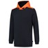 Tricorp sweater met capuchon - High-Vis - ink-fluor orange - maat XS